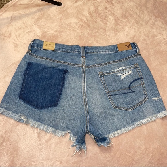 American Eagle distressed vintage hi-rise festival short size 12 - Picture 2 of 11